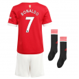 Kid  Manchester United Home Suit 21/22 #7 Ronaldo